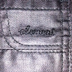 Women's Black Leather Element Designer Pants